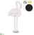 Battery Operated Flamingo With Light - Pink - Pack of 2
