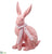 Bunny With Bow Tie - Pink - Pack of 1