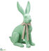 Silk Plants Direct Bunny With Bow Tie Wintergreen - Assorted - Pack of 1