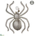 Silk Plants Direct Spider Ornament - Clear - Pack of 6