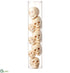 Silk Plants Direct Skull Assortment - Beige - Pack of 6