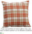 Plaid Pillow - Brown Green - Pack of 4