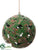 Ball Ornament - Green Antique - Pack of 4