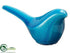 Silk Plants Direct Ceramic Bird - Blue - Pack of 12