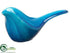 Silk Plants Direct Ceramic Bird - Blue - Pack of 8