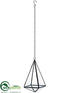 Silk Plants Direct Hanging Planter - Clear - Pack of 2