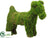 Moss Terrier Dog - Green - Pack of 1