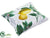 Silk Plants Direct Lemon Pillow - White Yellow - Pack of 6