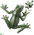 Silk Plants Direct Frog Wall Decor - Green - Pack of 4
