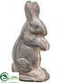 Silk Plants Direct Bunny Mold - Pewter Antique - Pack of 24