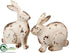 Silk Plants Direct Bunny - Cream Antique - Pack of 6