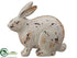 Silk Plants Direct Bunny - Cream Antique - Pack of 2