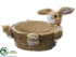 Silk Plants Direct Bunny Basket - Brown - Pack of 2