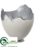 Silk Plants Direct Egg Cup - White Silver - Pack of 6