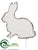 Garden Pick - White Antique - Pack of 8