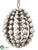 Pearl Egg Ornament - Antique Pearl - Pack of 4