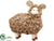 Sheep - Brown Whitewashed - Pack of 2