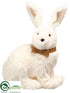 Silk Plants Direct Bunny - White - Pack of 2