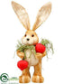 Silk Plants Direct Bunny - Beige Red - Pack of 4