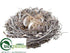 Silk Plants Direct Bird's Nest - White Gray - Pack of 4