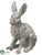Bunny - Blue Antique - Pack of 2
