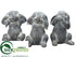 Silk Plants Direct Bunny - Blue Antique - Pack of 2