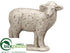Silk Plants Direct Lamb Mold - Beige Antique - Pack of 6