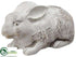 Silk Plants Direct Bunny - White Antique - Pack of 6