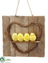 Silk Plants Direct Chick Décor - Yellow - Pack of 2