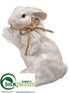 Silk Plants Direct Bunny - White - Pack of 6