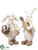 Mr. & Mrs. Bunny - Cream Beige - Pack of 2