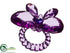 Silk Plants Direct Butterfly Napkin Ring - Purple - Pack of 24