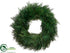 Silk Plants Direct Preserved Cypress Wreath - Green - Pack of 2
