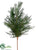 Silk Plants Direct Cedar Spray - Green - Pack of 24