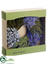 Silk Plants Direct Preserved Lavender Wreath - Purple Lavender - Pack of 1