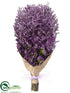 Silk Plants Direct Statice Bouquet - Purple - Pack of 6