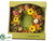 Sunflower, Pod Wreath - Mustard Brown - Pack of 2
