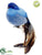 Long Tailed Bird - Blue - Pack of 12