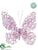 Butterfly - Pink - Pack of 12