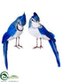 Silk Plants Direct Blue Jay - Blue White - Pack of 6