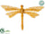 Dragonfly - Gold - Pack of 6