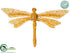Silk Plants Direct Dragonfly - Gold - Pack of 6