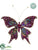 Jewel Butterfly - Fuchsia - Pack of 12