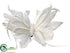 Silk Plants Direct Butterfly - White Glittered - Pack of 6
