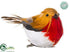 Silk Plants Direct Bird - Red Tan - Pack of 12