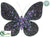 Silk Plants Direct Butterfly - Purple - Pack of 12