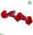 Feather Bird - Red - Pack of 4