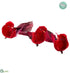 Silk Plants Direct Feather Bird - Red - Pack of 4