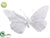 Butterfly - White - Pack of 12