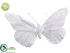 Silk Plants Direct Butterfly - White - Pack of 12